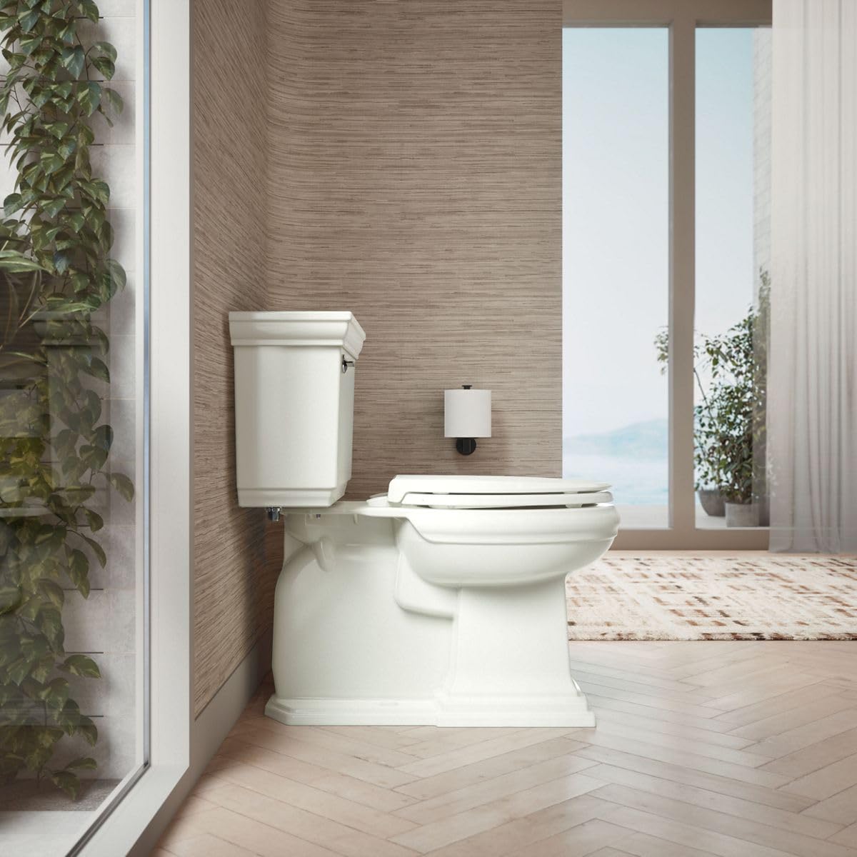 KOHLER CACHET® Nightlight Soft Close Toilet Seat Elongated, ReadyLatch®, Grip-Tight Hardware, Dune