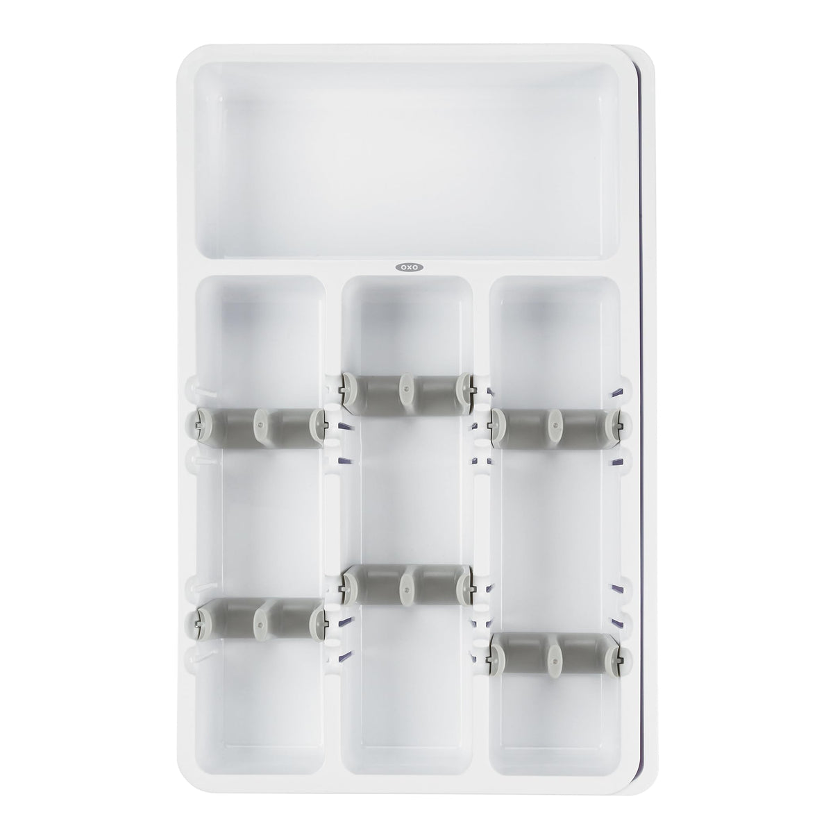 OXO Good Grips Expandable Utensil Organizer, 9.75 inches, White