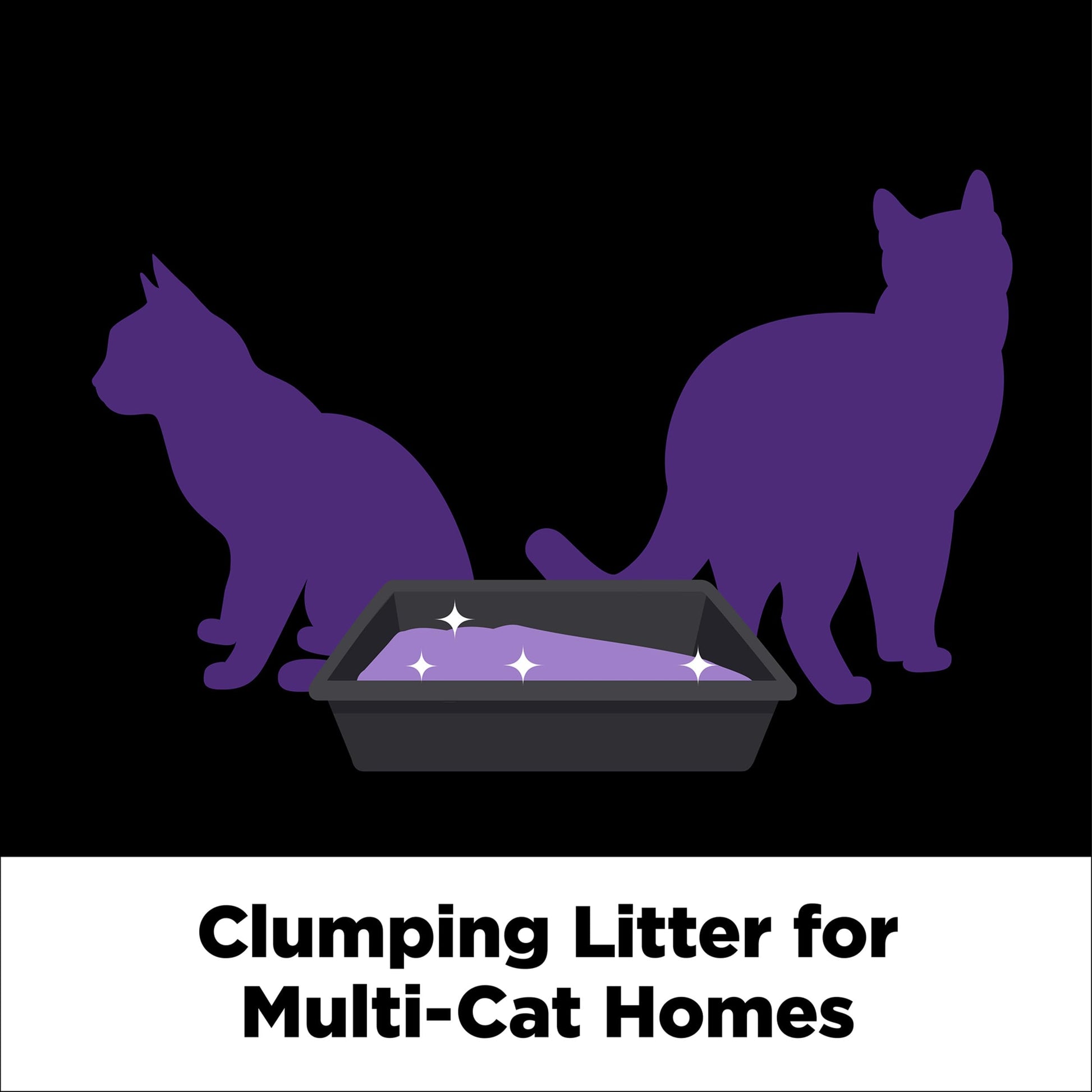 ARM & HAMMER Clump & Seal SLIDE Platinum Multi-Cat Clumping Cat Litter, 14-Day Odor Control, EZ Clean Technology, 37 lbs – No Scrubbing, Powerful Odor Eliminator