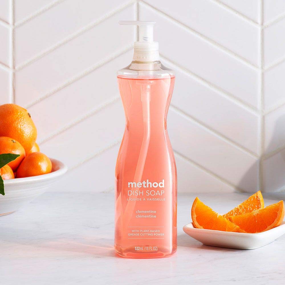 Method Dish Soap Refills, Clementine, 36 Fl Oz, 2 Pack