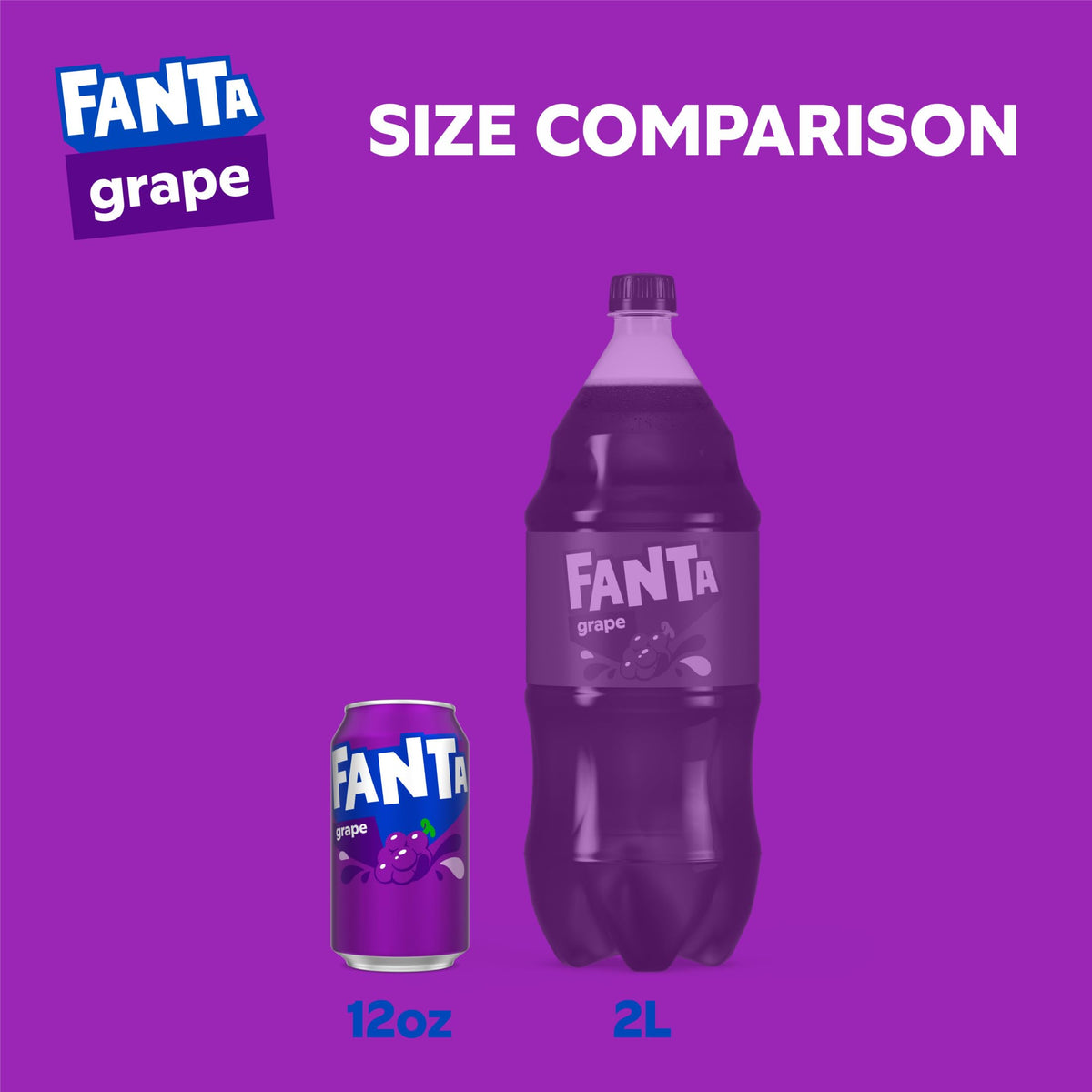 Fanta Grape, 12 fl oz, 12 Pack