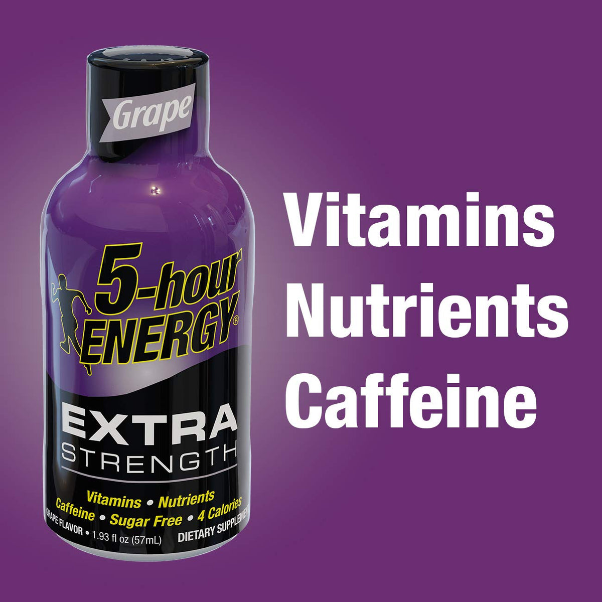 5-hour ENERGY Shot, Extra Strength Grape, 1.93 oz, 24 Count