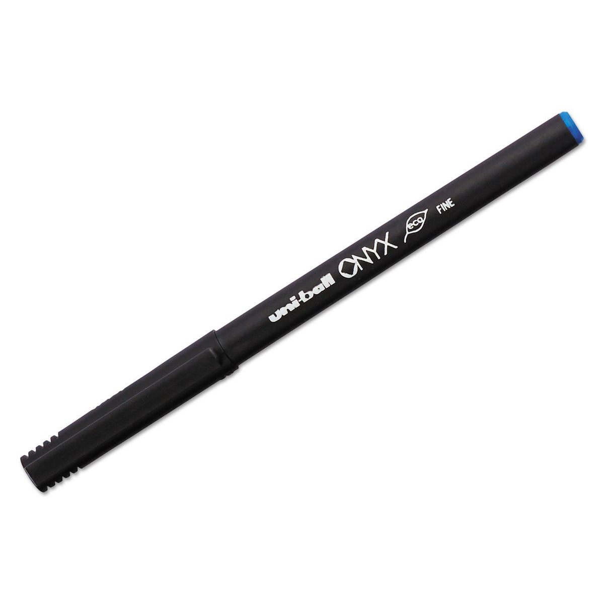 Sanford Uniball Onyx Roller Stick Pen, 0.7mm Fine, Blue Ink, Dozen (60145)