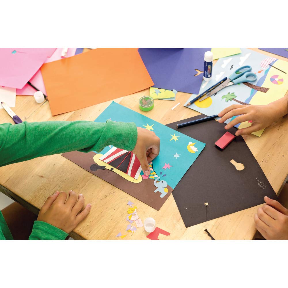 Pacon 103038 Tru-Ray Construction Paper, 76 lbs., 12 x 18, Festive Green, 50 Sheets/Pack