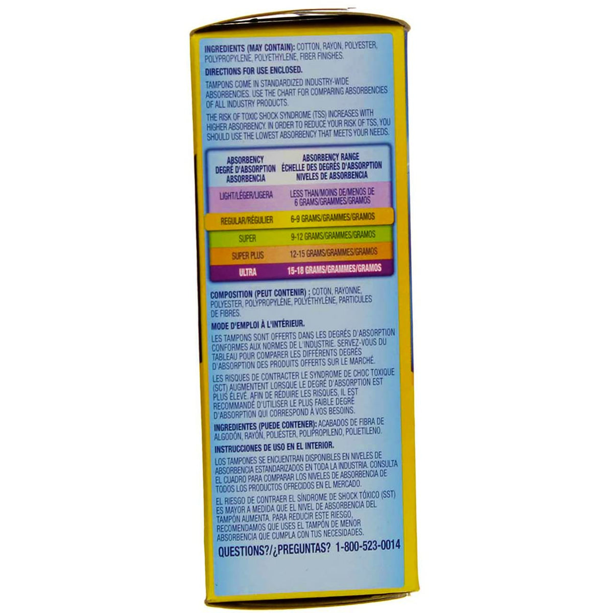 Tampax Flushable Applicator Regular Absorbency Tampons - 20 ea., Pack of 3