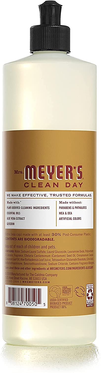 Mrs. MEYER'S Liquid Dish Soap Apple Cider 16 OZ (Pack - 1)