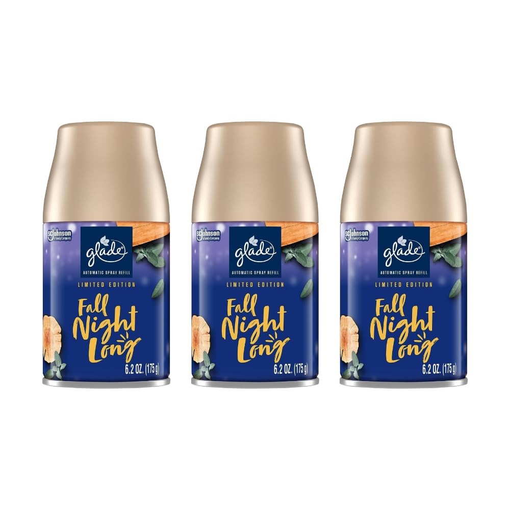 Glade Automatic Spray, Fall Night Long 6.2 Ounce (Pack of 3)