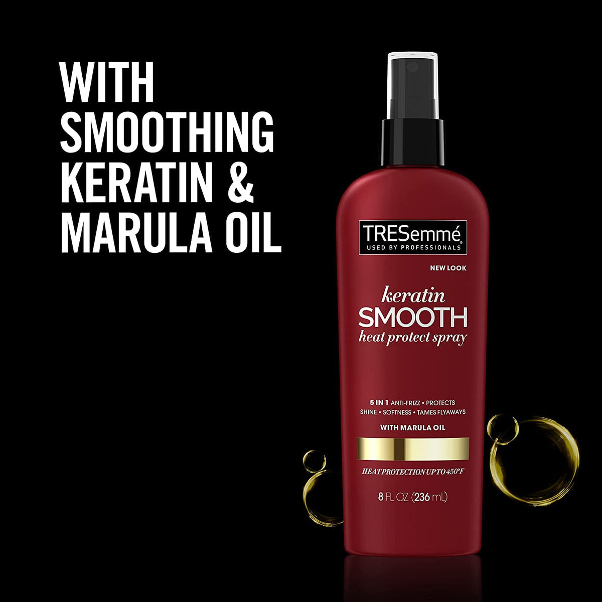 Tresemme Keratin Smooth Heat Protect Spray 8 Ounce (235ml) (2 Pack)