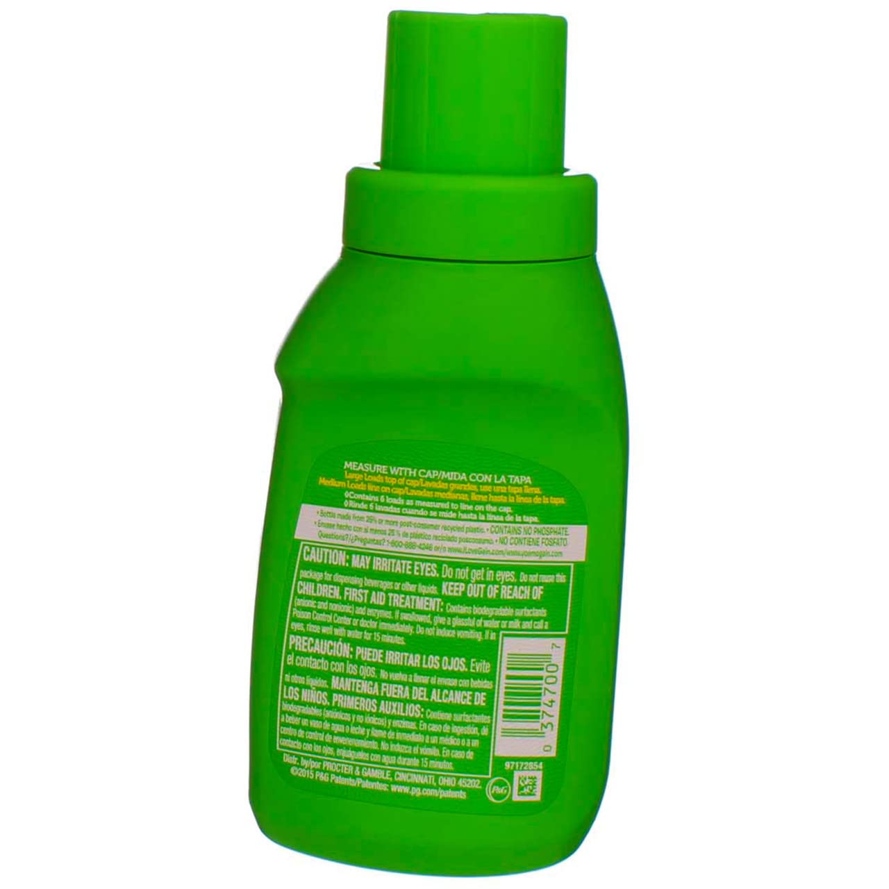 Gain Liquid Laundry Detergent, Original Scent, Travel Size 10 OZ. (4 Pack)