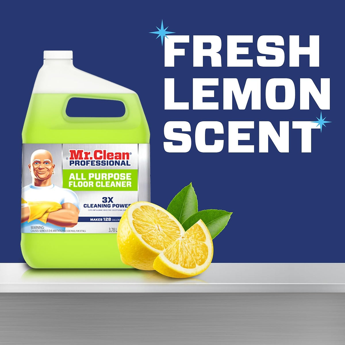 Finished Floor Cleaner, Lemon Scent, One Gallon Bottle