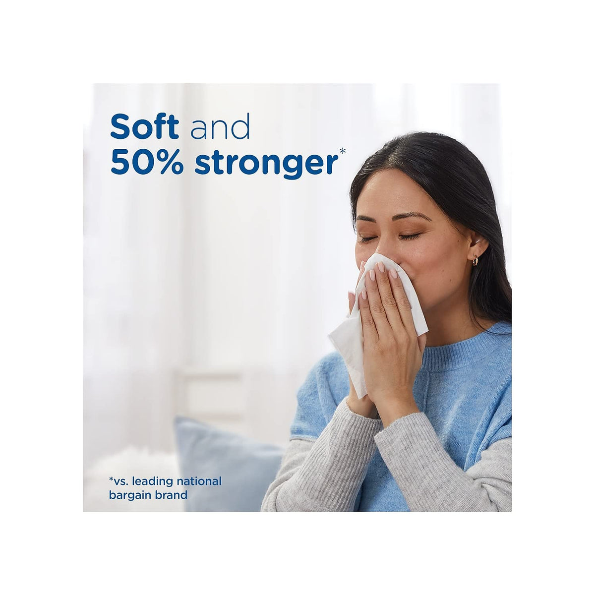 Puffs 87615PK Facial Tissue, 2-Ply, 8.2 x 8.4, 180/Box, 3 Box/Pack