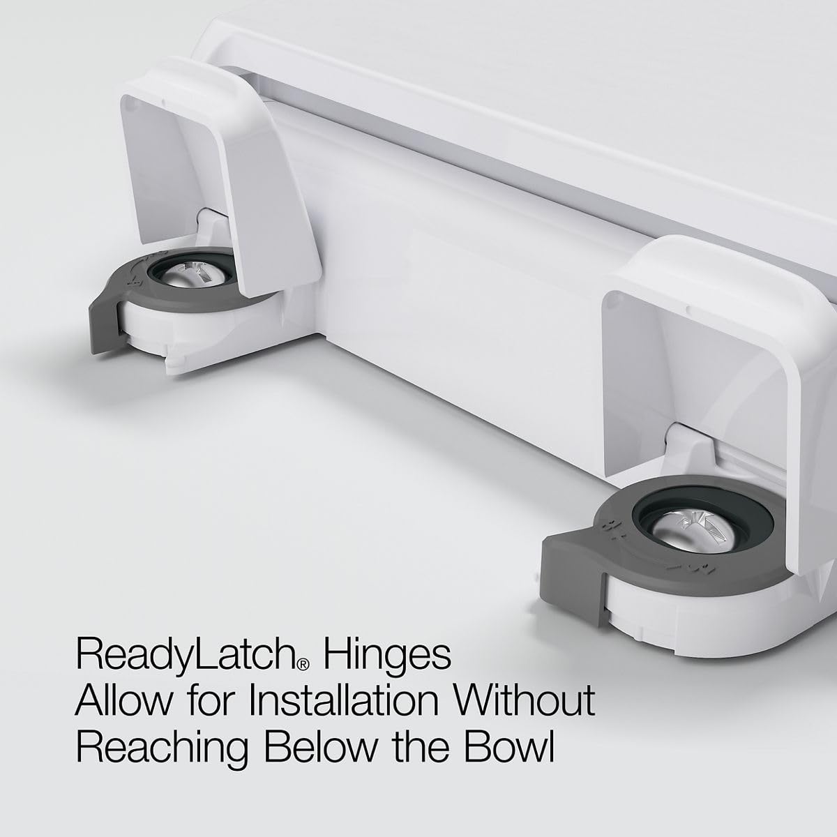 KOHLER 4734-RL-96 Rutledge ReadyLatch Soft Close Elongated Toilet Seat, Quiet-Close Lid, Grip-Tight Bumpers, Installation Hardware, Home Essentials, Biscuit