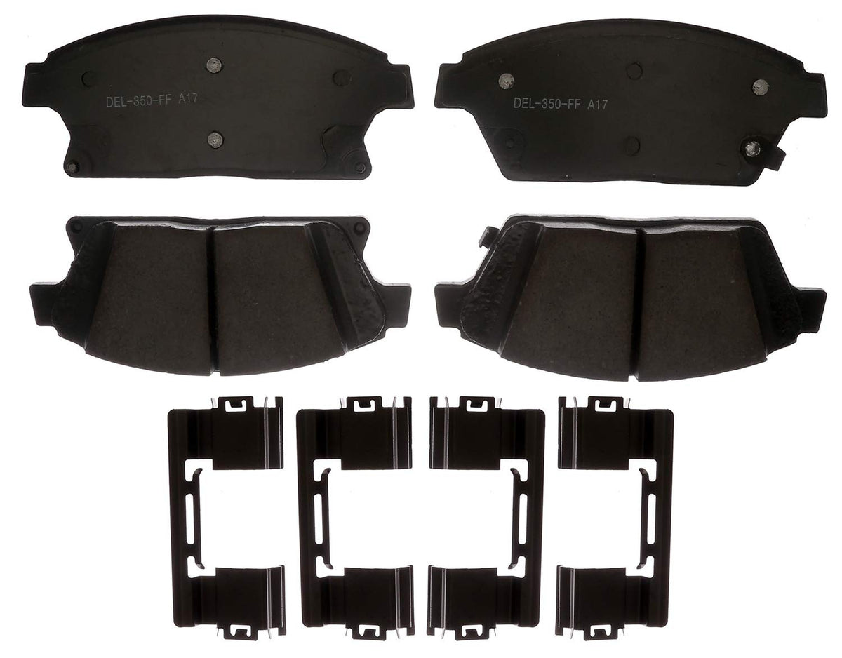 ACDelco Gold 17D1467CH Ceramic Front Disc Brake Pad Set