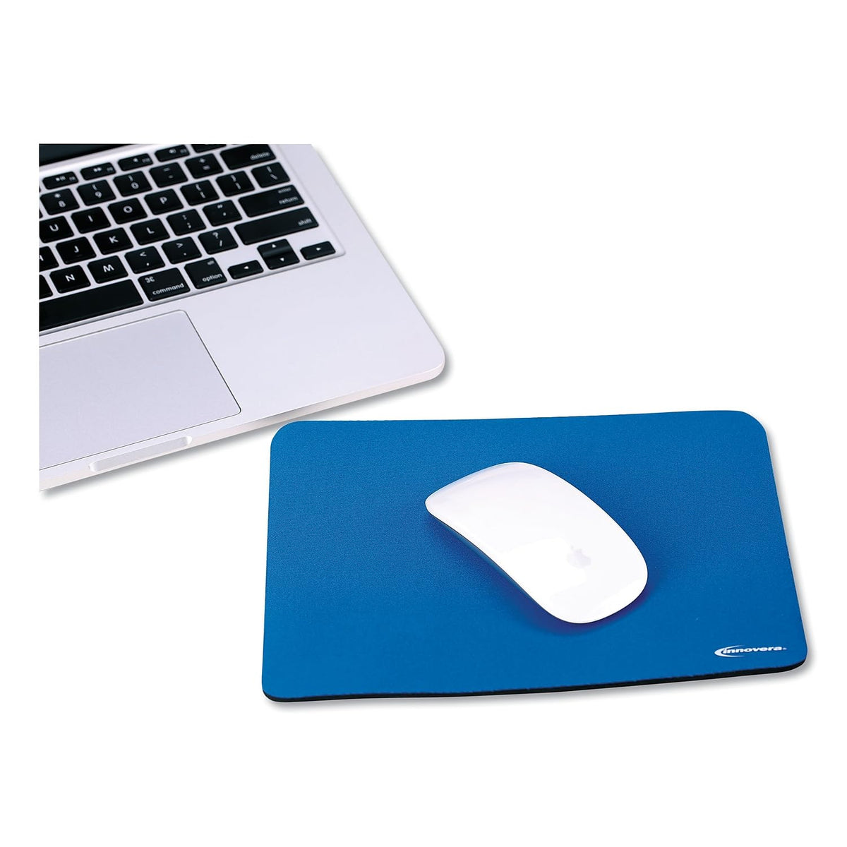 Innovera Natural Rubber Mouse Pad, Blue (IVR52447)