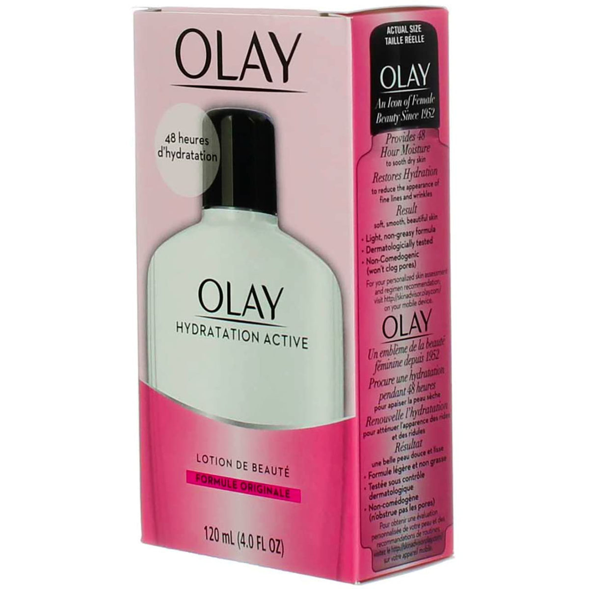 Olay Active Hydrating Lotion Original 4 Ounce (120ml) (6 Pack)6