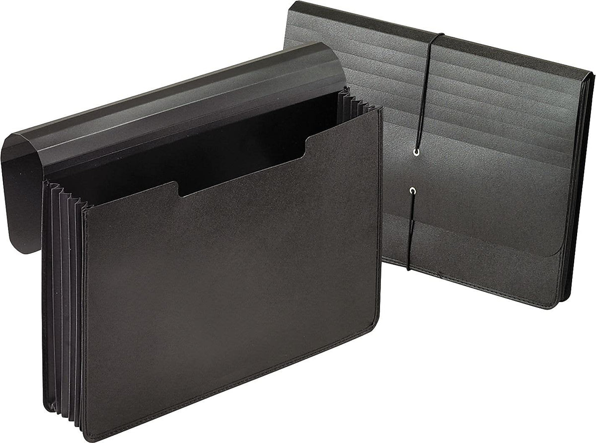 Pendaflex 82014 Expanding Portfolio, 1 Pocket, Legal, Black