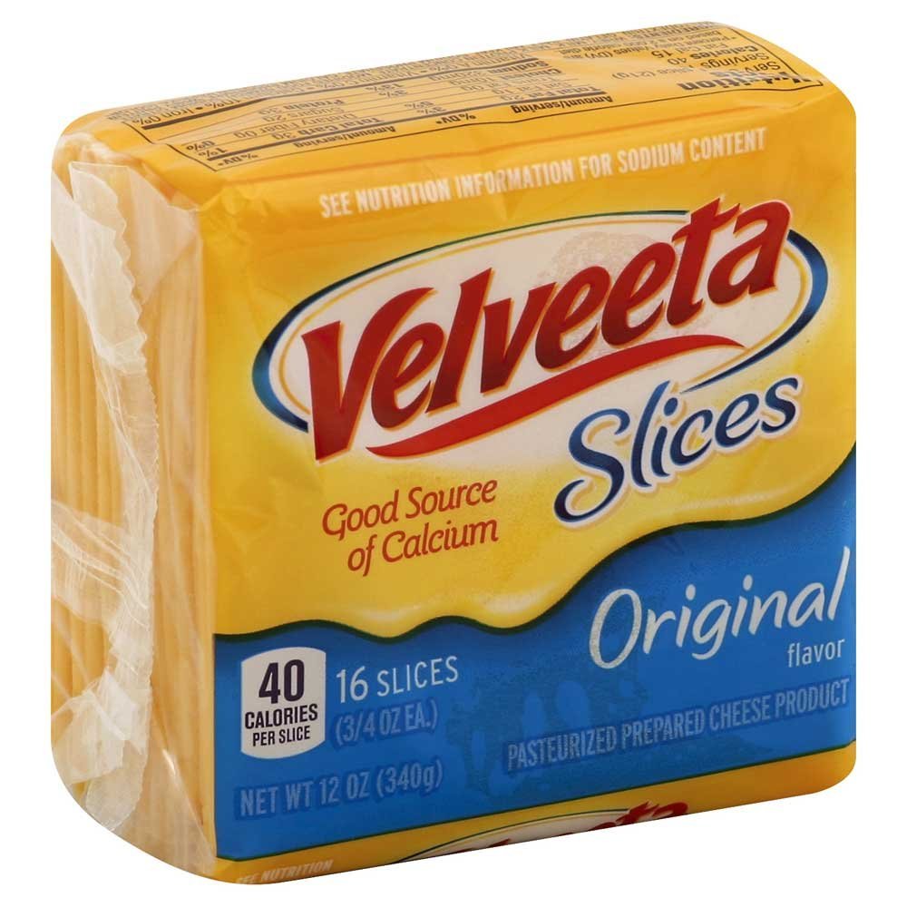 Kraft Velveeta Sliced Cheese, 12 Ounce