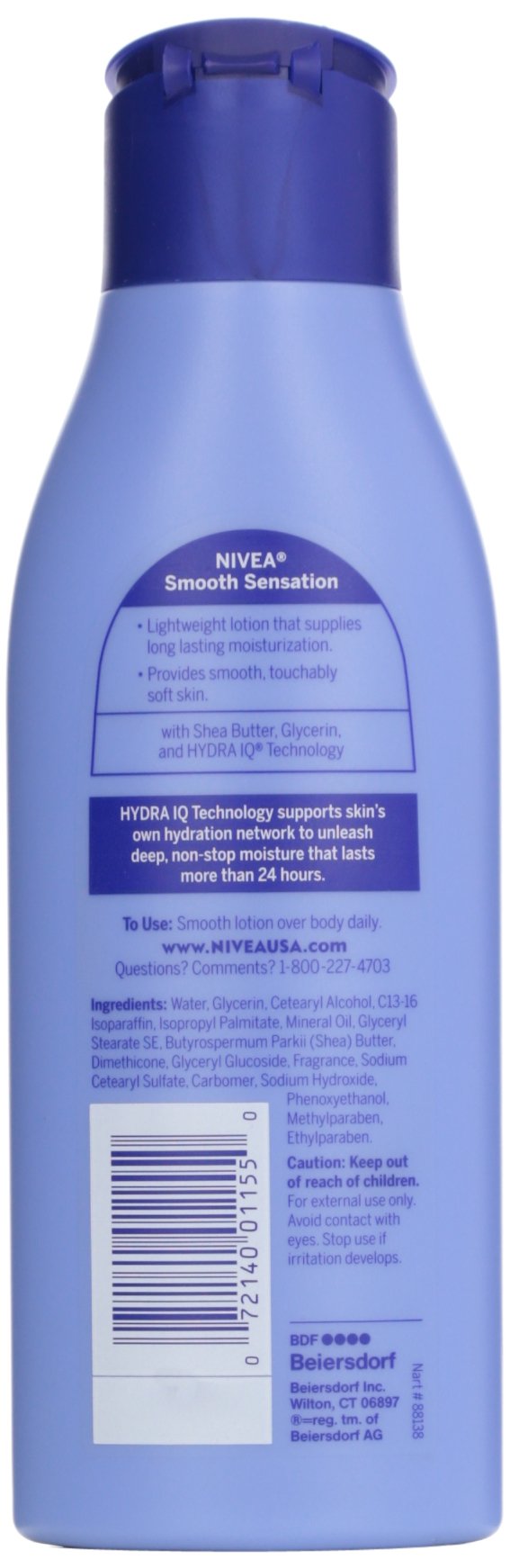 NIVEA Smooth Sensation Body Lotion, 6.8 Ounce (Pack of 3)