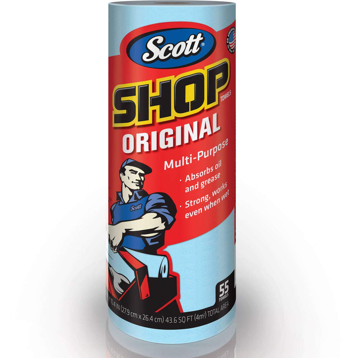 Scott Products Box, Blue Shop Towels