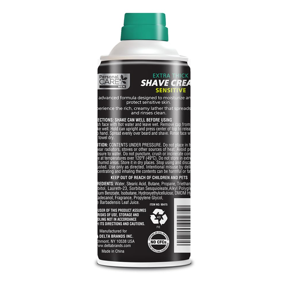 Personal Care Sensitive Shave Cream, 14 Ounce