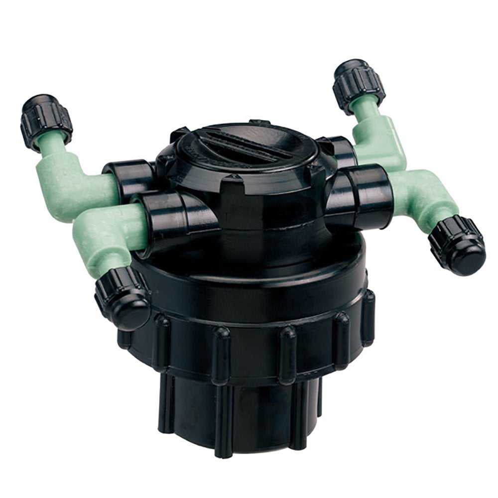 Orbit 67005 Drip Irrigation 4-Port Manifold with Flow Control