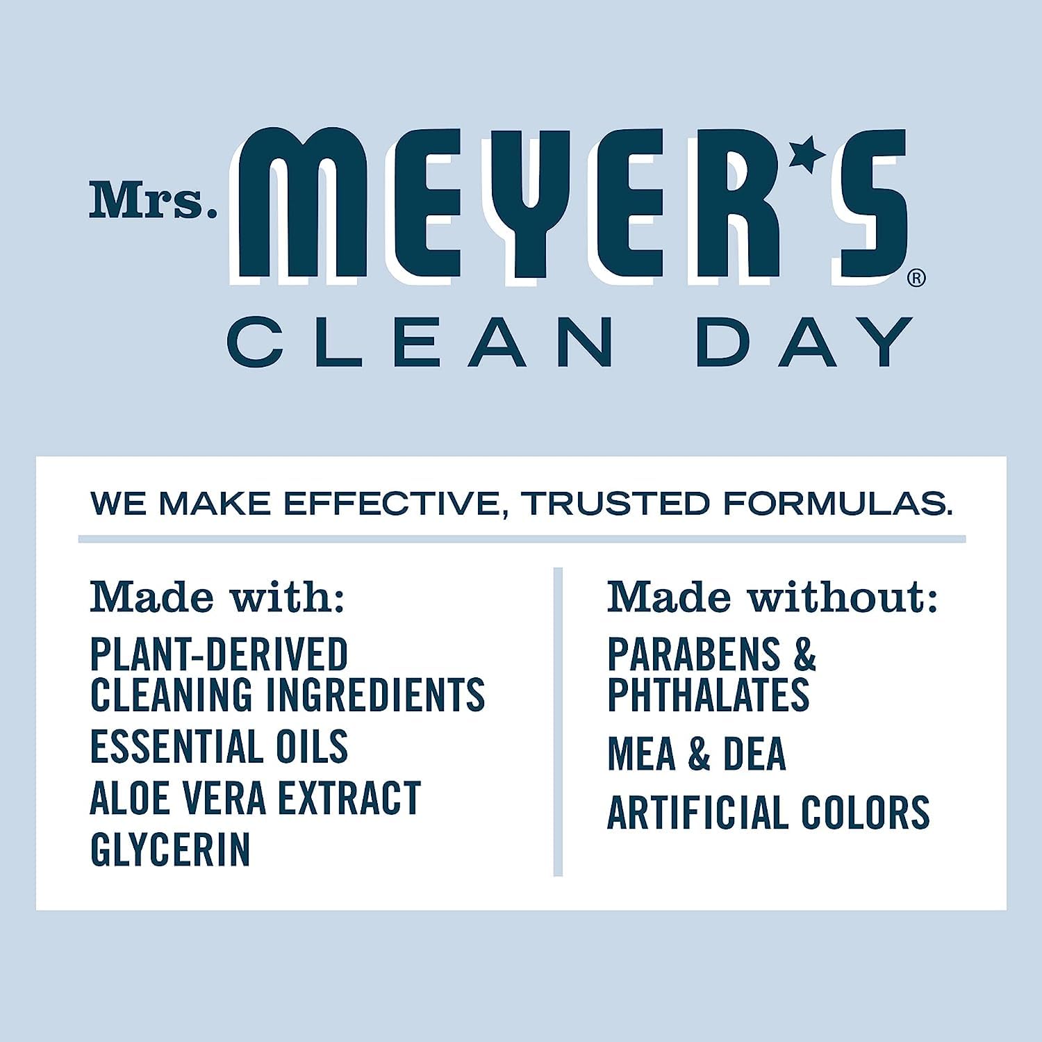 MRS. MEYER'S CLEAN DAY Variety, 1 Mrs. Meyer's Liquid Hand Soap, Snow Drop, 12.5 OZ, 1 Mrs. Meyer's Liquid Dish Soap, Snow Drop, 16 OZ, 1 CT