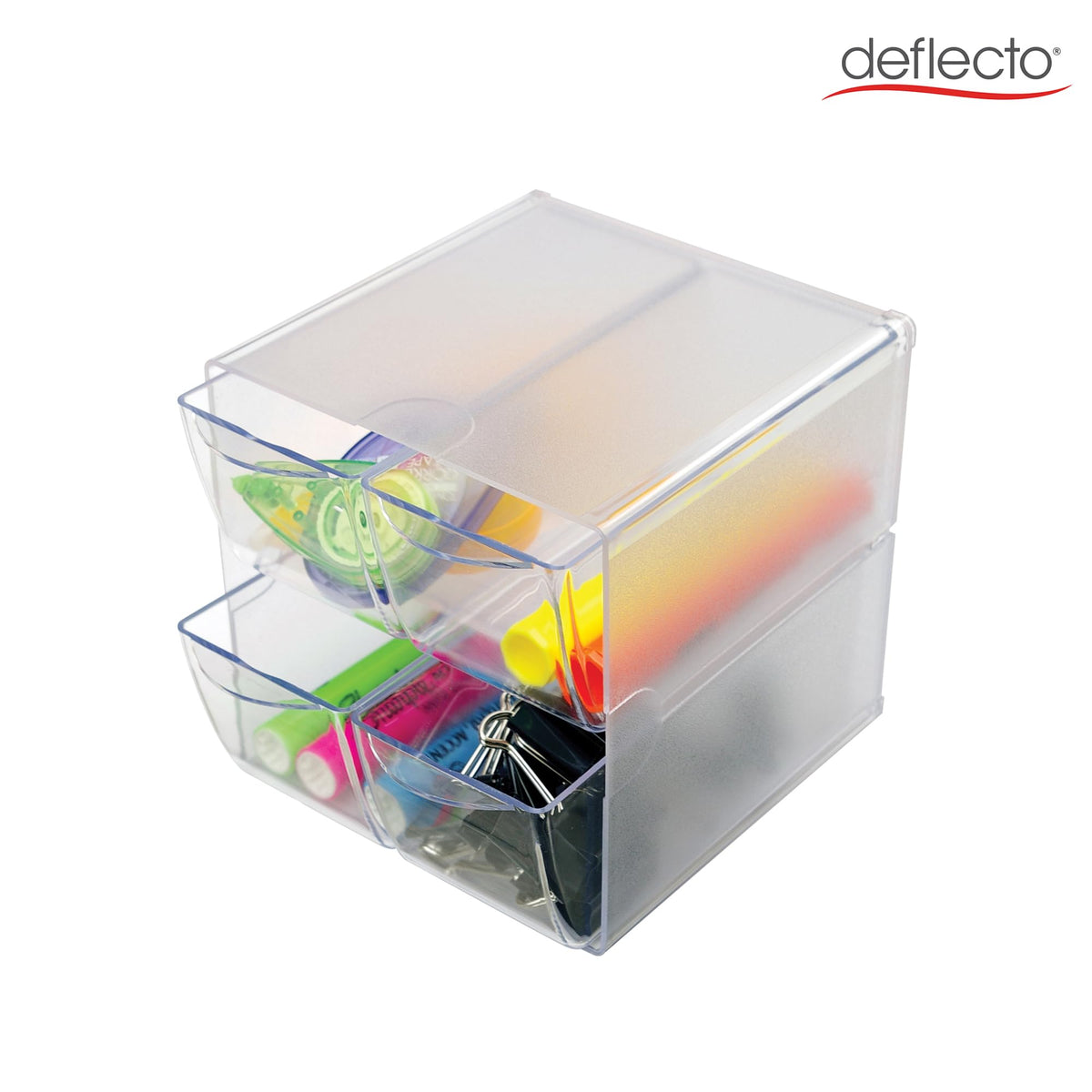 Deflecto Stackable Cube Organizer 6" x 6" x 7.5"