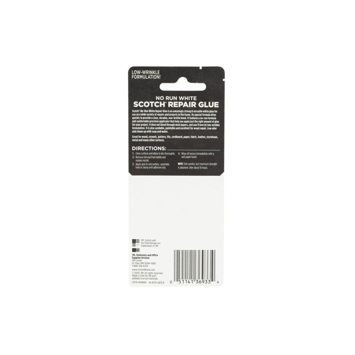Scotch Maximum Strength All-Purpose High-Performance Repair Glue, 1.25 Oz, Dries Clear