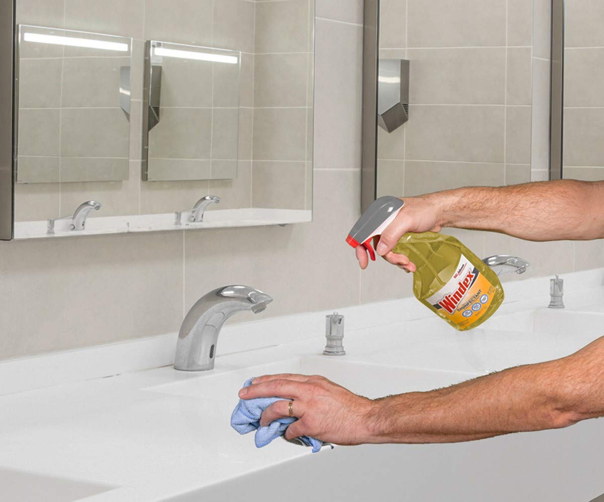 SC Johnson Professional Windex Disinfectant Surface Cleaner 32oz, 32 Fl Ounce