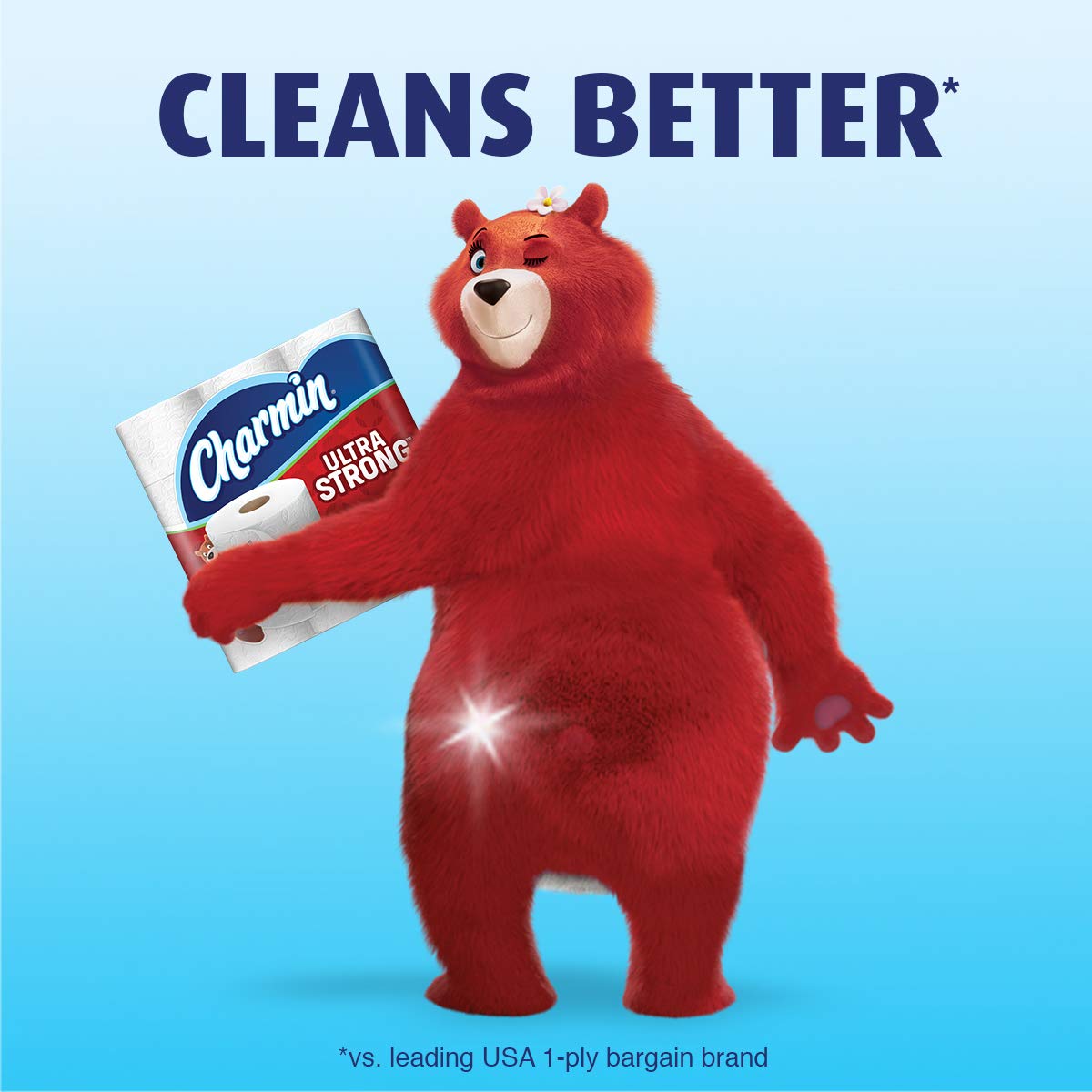 Charmin Ultra Strong Toilet Paper, 9 Mega Rolls = 36 Regular Rolls (Packaging May Vary)