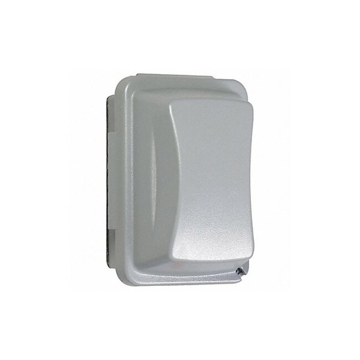 TayMac MM510G Weatherproof Single Outlet Cover Outdoor Receptacle Protector, 3-1/4 Inches Deep, Grey