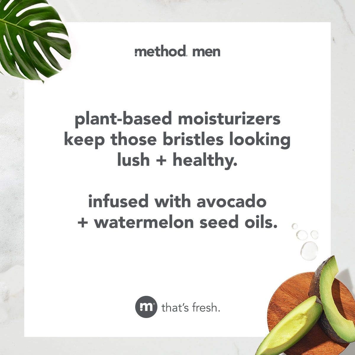 Method Men Beard Oil, Sea + Surf, 1 Ounce (6 Pack)