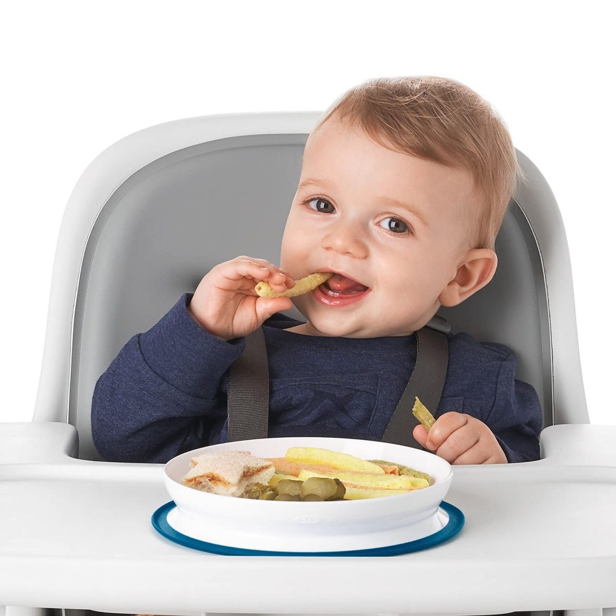 OXO Tot Stick & Stay Suction Plate, Teal