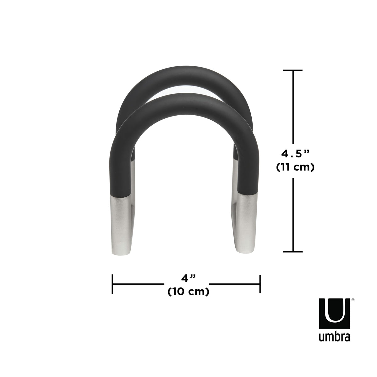 Umbra Swivel Squeeze Napkin Holder With Dual Chrome Soft Touch Swivels Made of Metal and Plastic - Heavy-Duty Kitchen & Dining Room Paper Storage - Stores a Bulk Amount of Napkins and Accommodates Any Amount