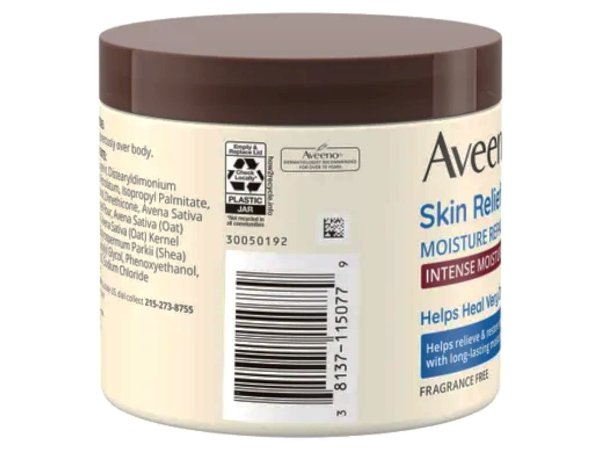 Aveeno Skin Relief Intense Moisture Repair Cream, 3 Pack (11 oz)