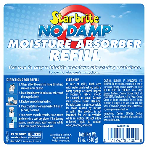 STAR BRITE Refill No Damp Dehumidifier 12 OZ. (085400)