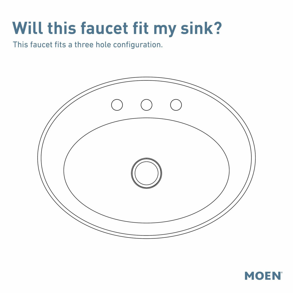 Moen Voss Chrome Two-Handle High Arc Centerset Bathroom Faucet, 6901