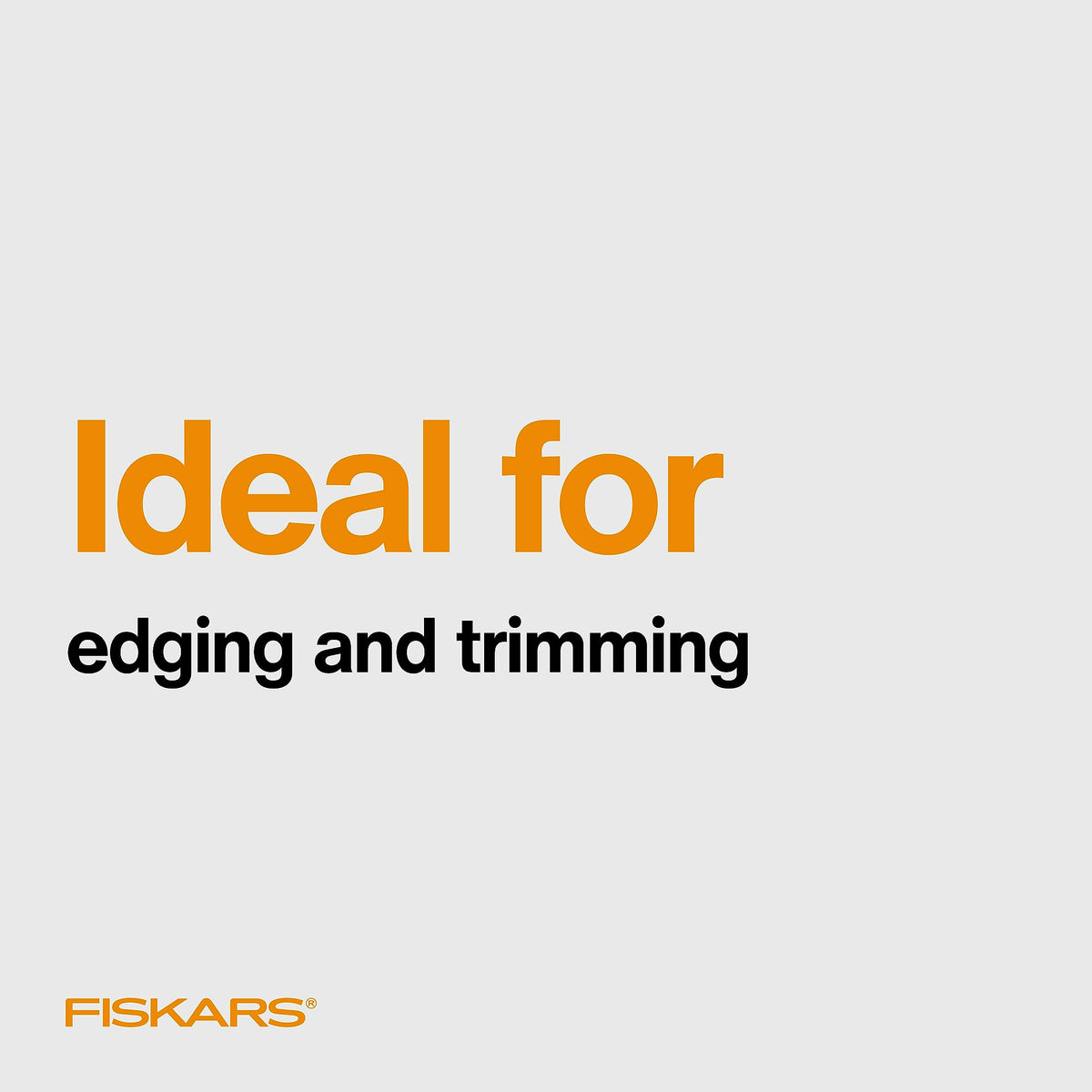 Fiskars Grass Shears, Long Handle, 36" Handle Lawn Shears for Trimming Grass while Standing, Lawn Cutter with 360-Degree Swivel Blade