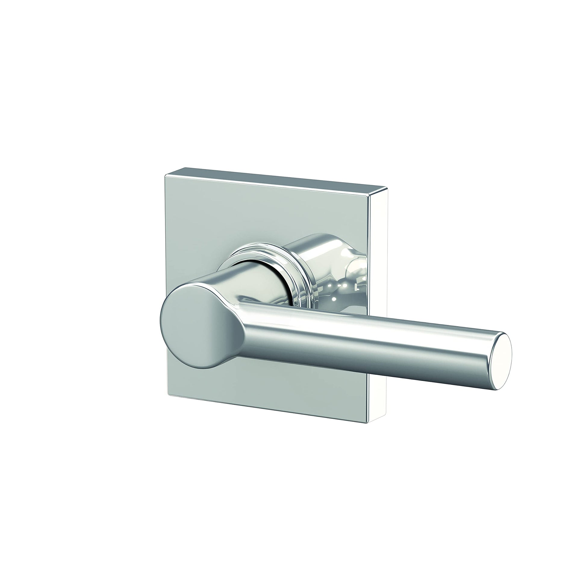 Schlage F10 BRW 625 COL Broadway Lever with Collins Trim Hall & Closet Passage Door Lock, Bright Chrome