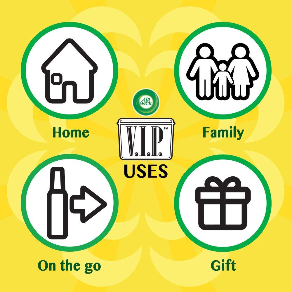 Air Wick V.I.P. Pre-Poop Toilet Spray | Hawaiian Hotshot Scent | Contains Essential Oils | Travel size Air Freshener | Up to 100 uses - 1.85 Ounce (Pack of 4)