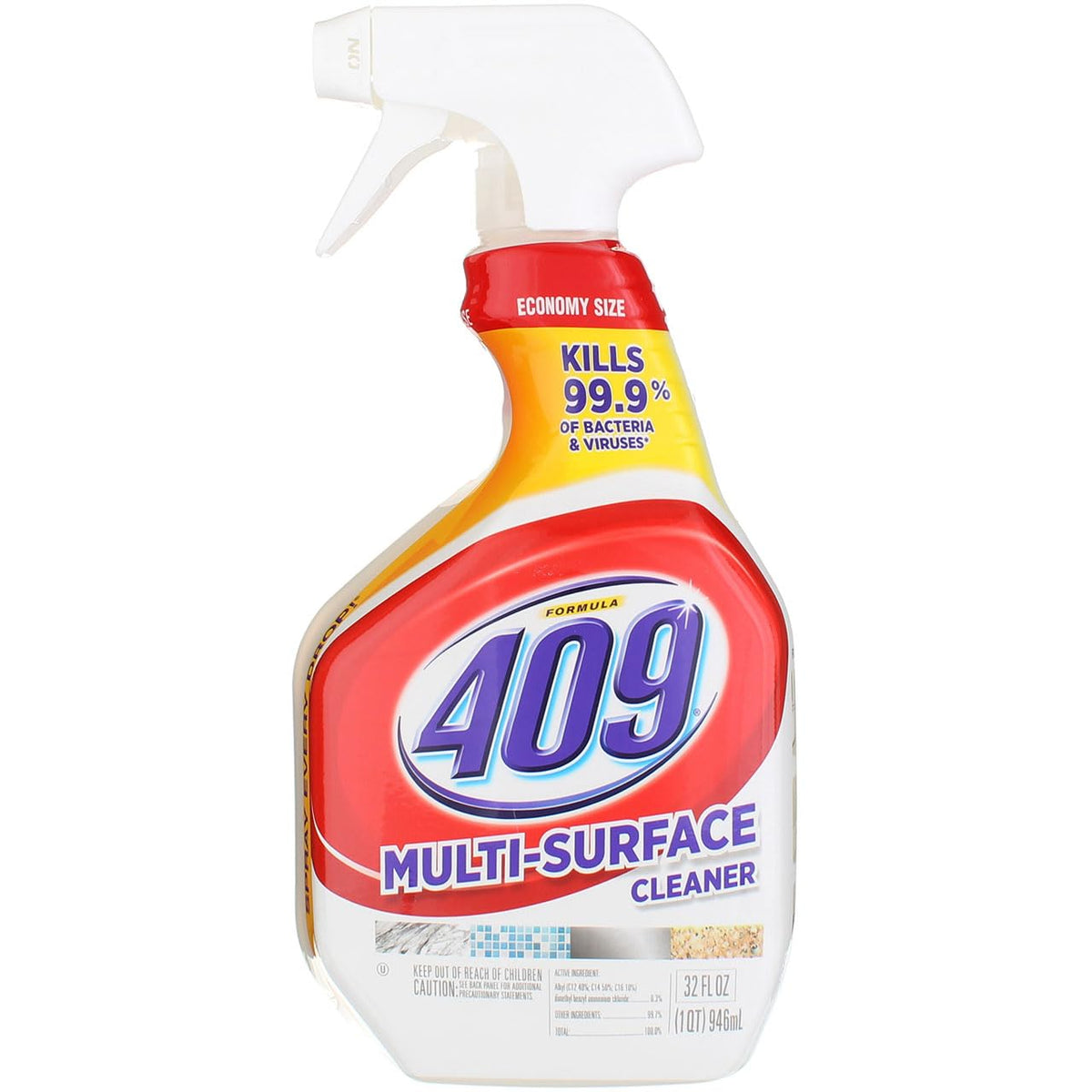 Formula 409 All Purpose Cleaner Spray Bottle, 32 Fluid Ounces (Pack of 5)