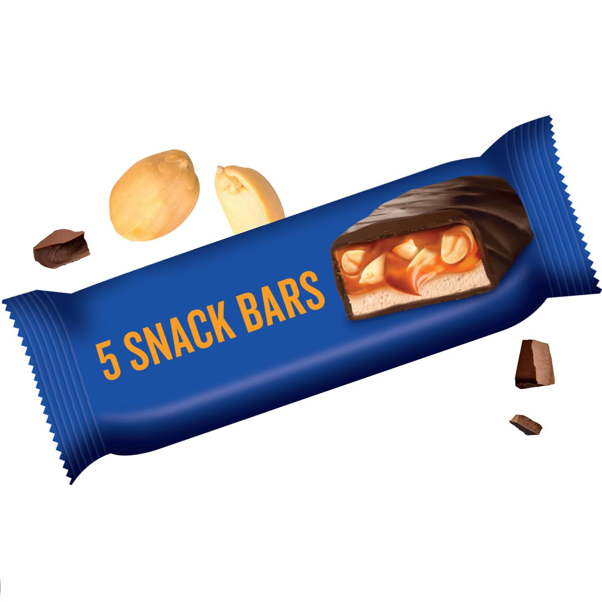 Little Secrets Dark Chocolate Nougat Bars | 30 Snack Bars | Made in Europe | Nothing Artificial & No Sugar Alcohols | Sustainable Cocoa | 3.9 Ounce (Pack of 1))