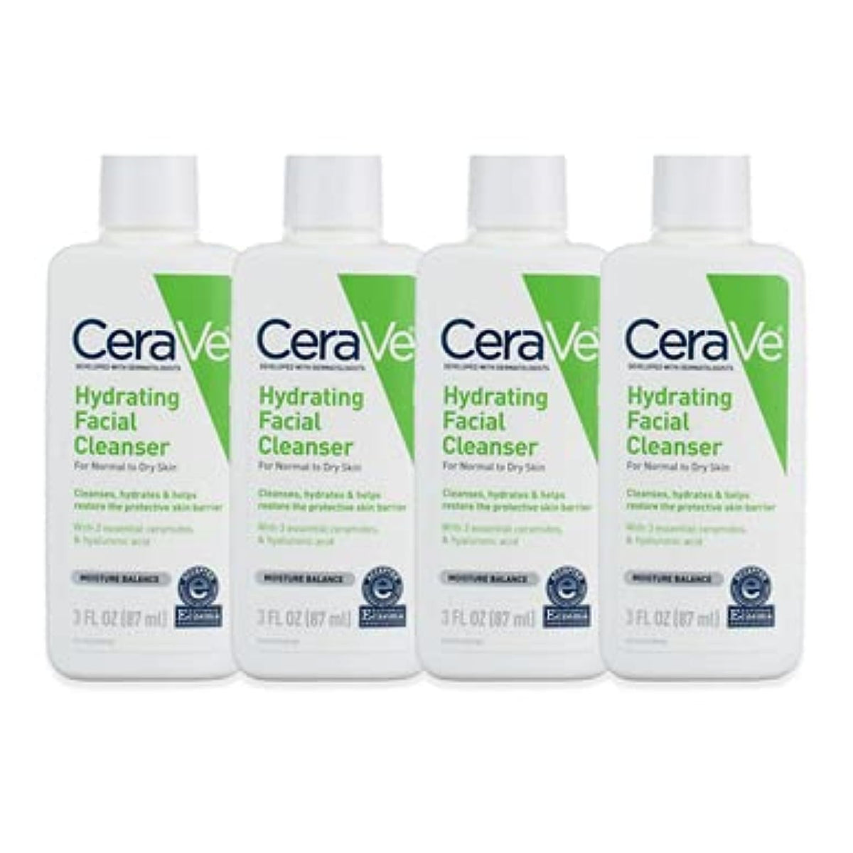 CeraVe Hydrating Facial Cleanser For Normal to Dry Skin 3 fl oz