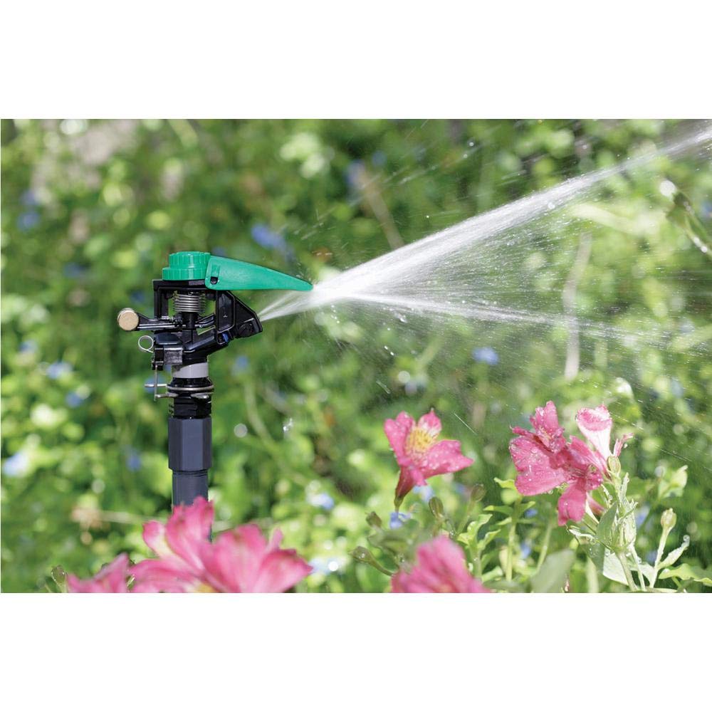 Rain Bird P5R Plastic Impact Sprinkler, Adjustable 20Â° - 360Â° Pattern, 24' - 45' Spray Distance