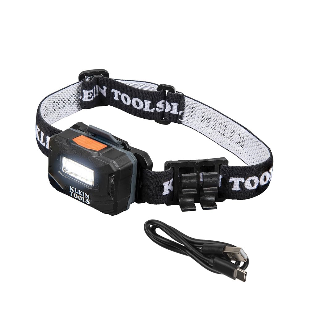 Klein Tools 80030 Rechargeable Headlamp and Non-Contact Voltage Tester with Flashlight Tool Kit, 2-Piece