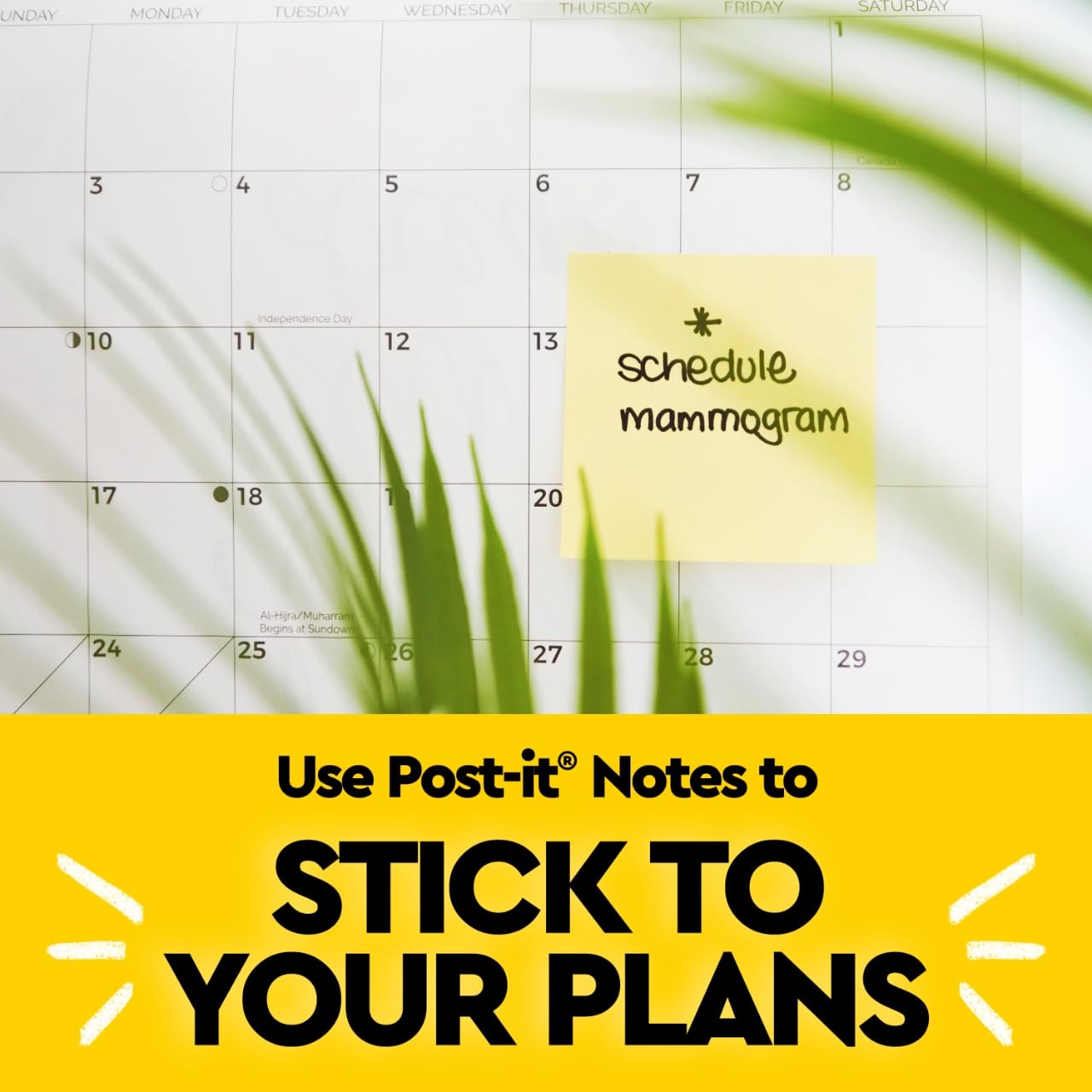 Post-it Note Dispenser, Sticky Note Holder, Black Base, Clear Top, Includes 50 Sheets of 3 in x 3 in Canary Yellow Pop-Up Notes, Classroom or Office Supplies