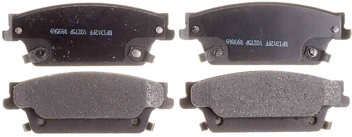 ACDelco Silver 14D1020CH Ceramic Rear Disc Brake Pad Set