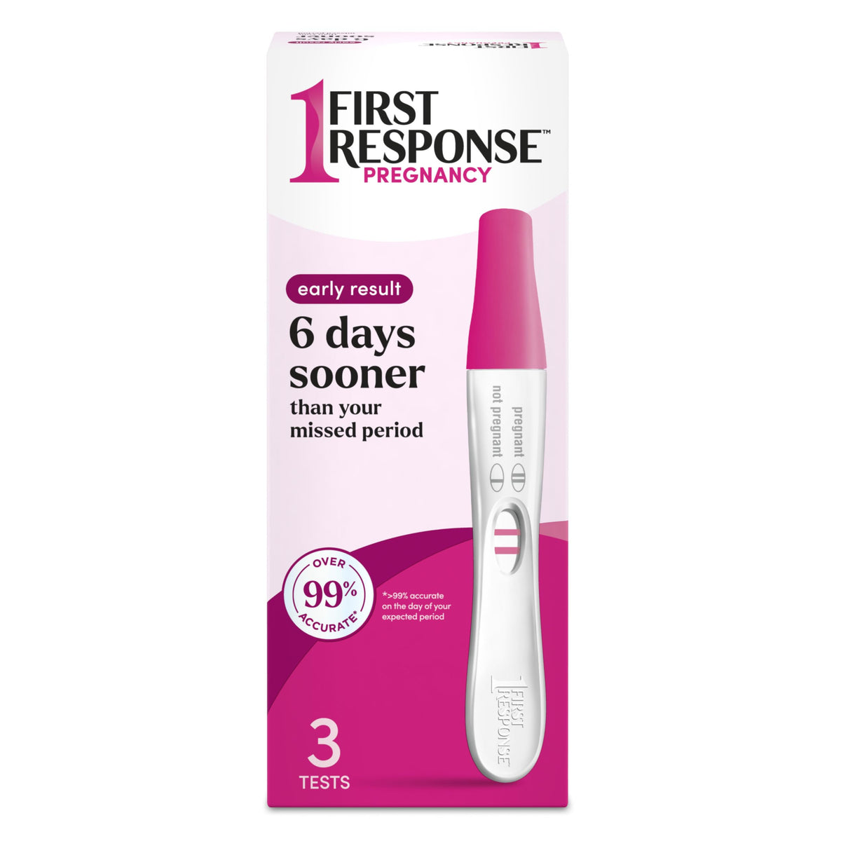 First Response Early Result Pregnancy Test, 3 Count(Pack of 1)(Packaging & Test Design May Vary)