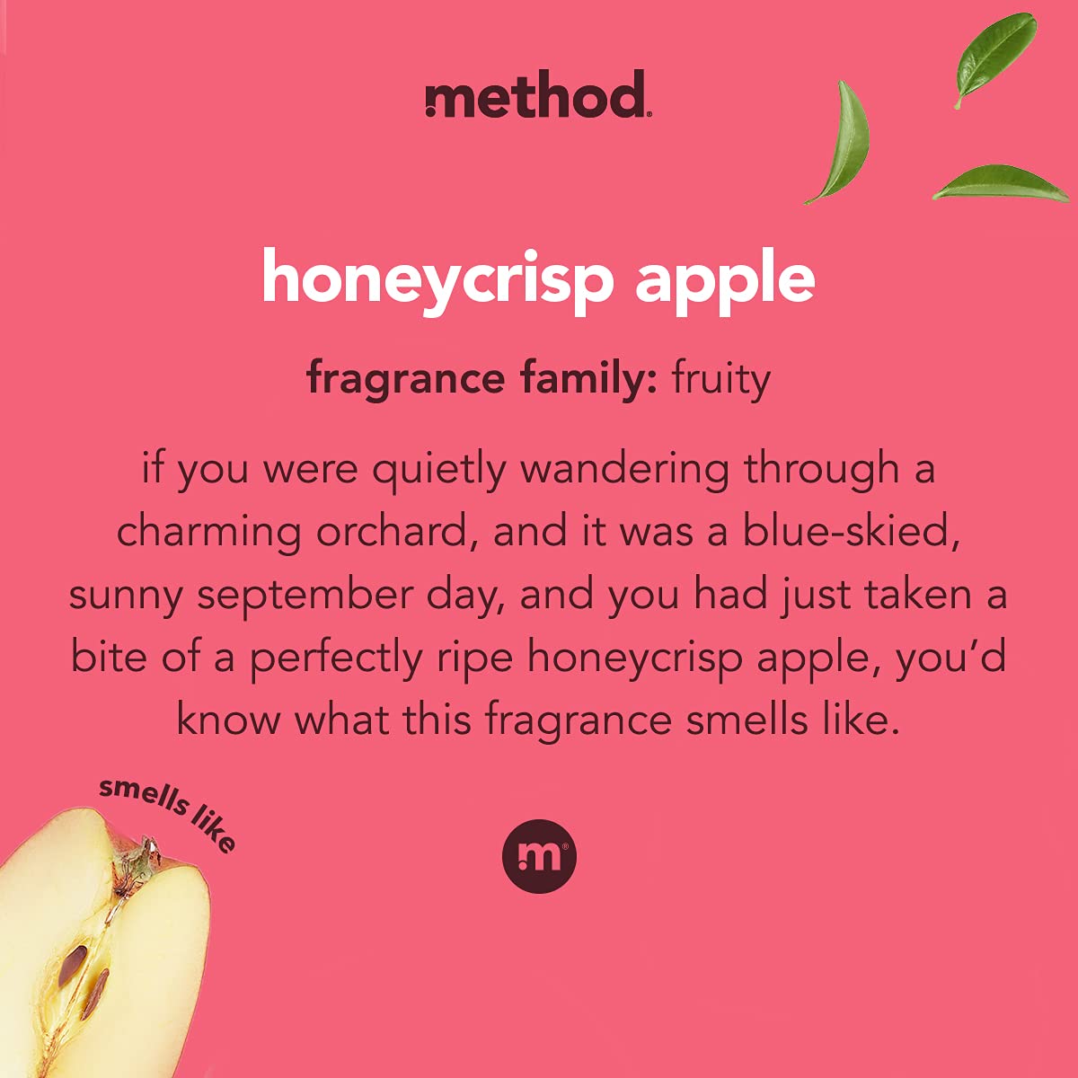 Method All-Purpose Cleaner, Honeycrisp Apple, 28 Ounce, 3 pack, Packaging May Vary