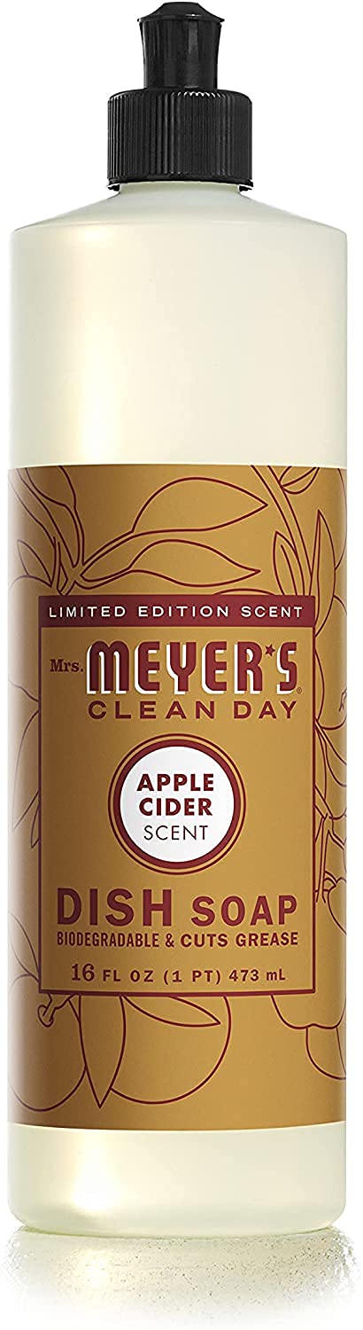 Mrs. MEYER'S Liquid Dish Soap Apple Cider 16 OZ (Pack - 1)